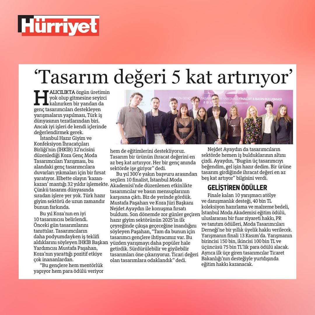 Hürriyet - Tasarım Değeri 5 Kat Artırıyor