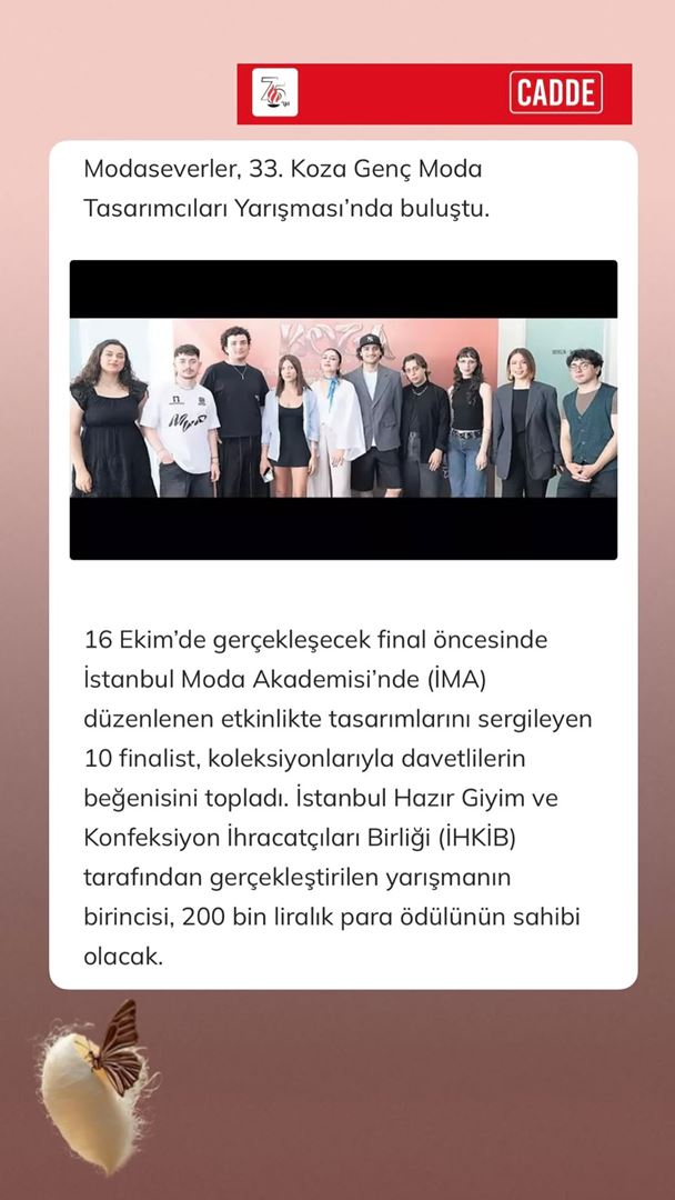 Moda Severler, 33.Koza Genç Moda Tasarımcıları Yarışması'nda Buluştu