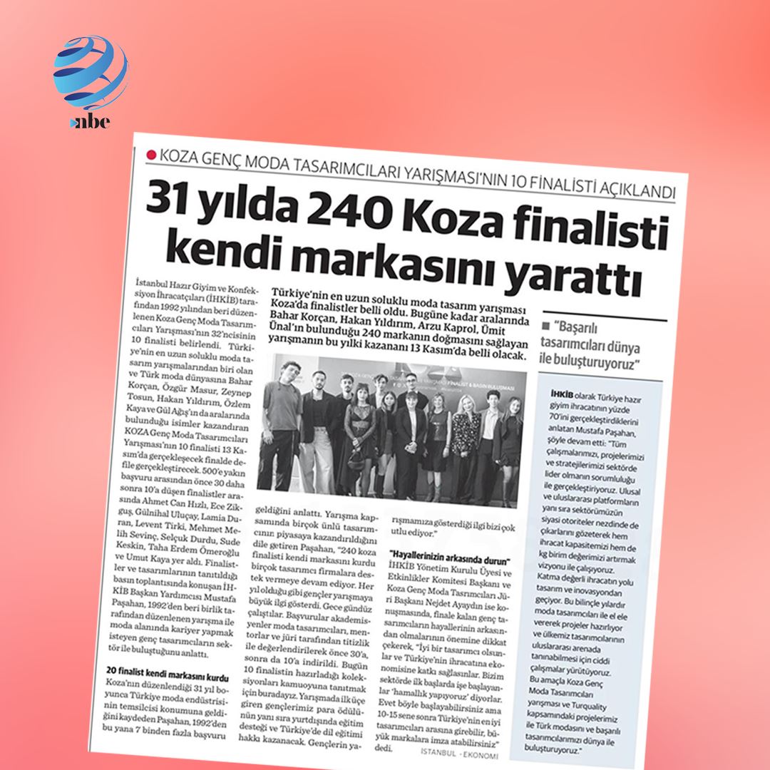 NBE - 31 Yılda 240 Koza Finalisti Kendi Markasını Yarattı