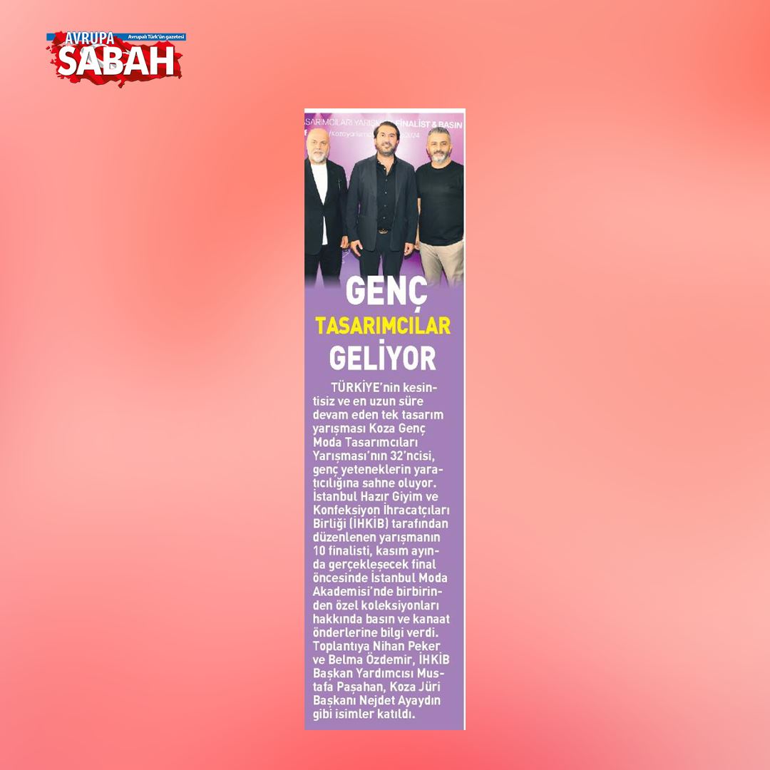 Sabah - Genç Tasarımcılar Geliyor