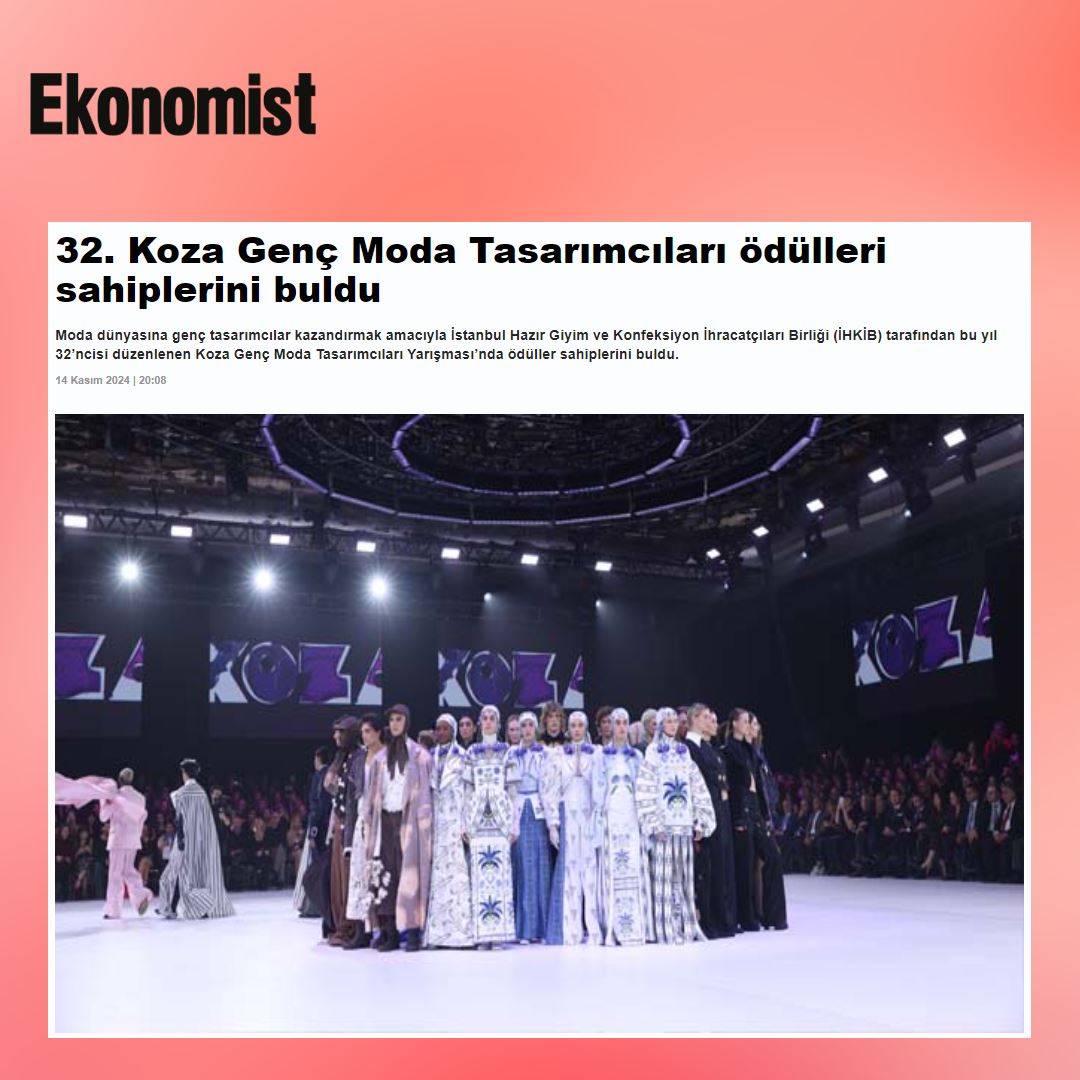 Ekonomist - 32. Koza Genç Moda Tasarımcıları ödülleri sahiplerini buldu