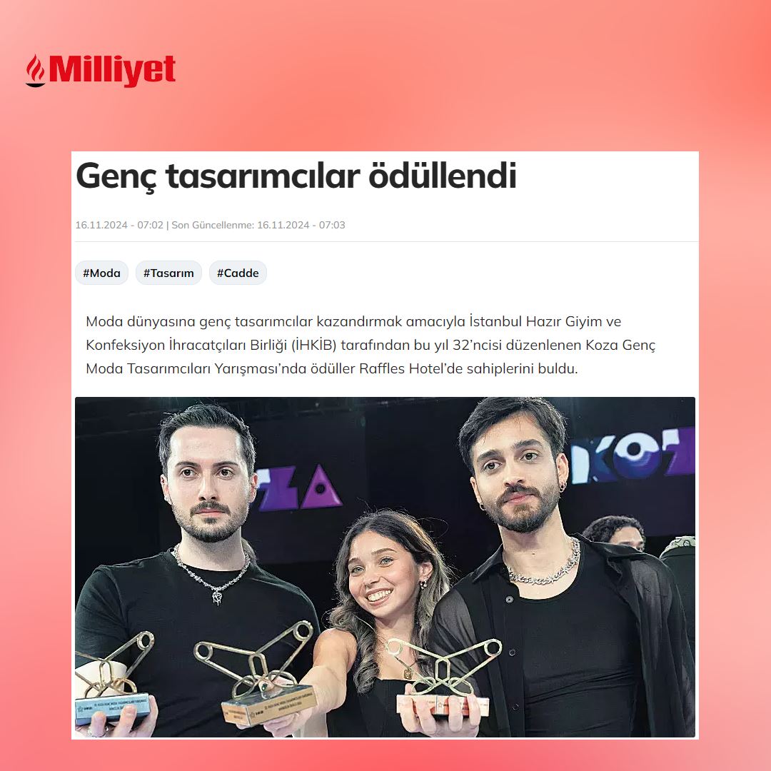 Milliyet - Genç tasarımcılar ödüllendi