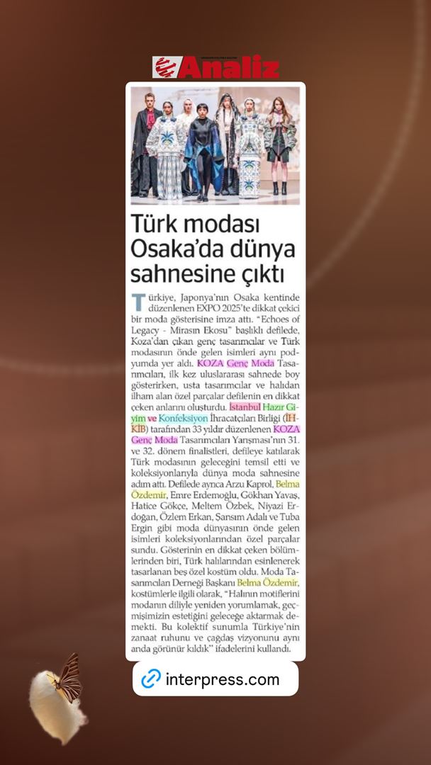 Türk Modası Osaka'da Dünya Sahnesine Çıktı
