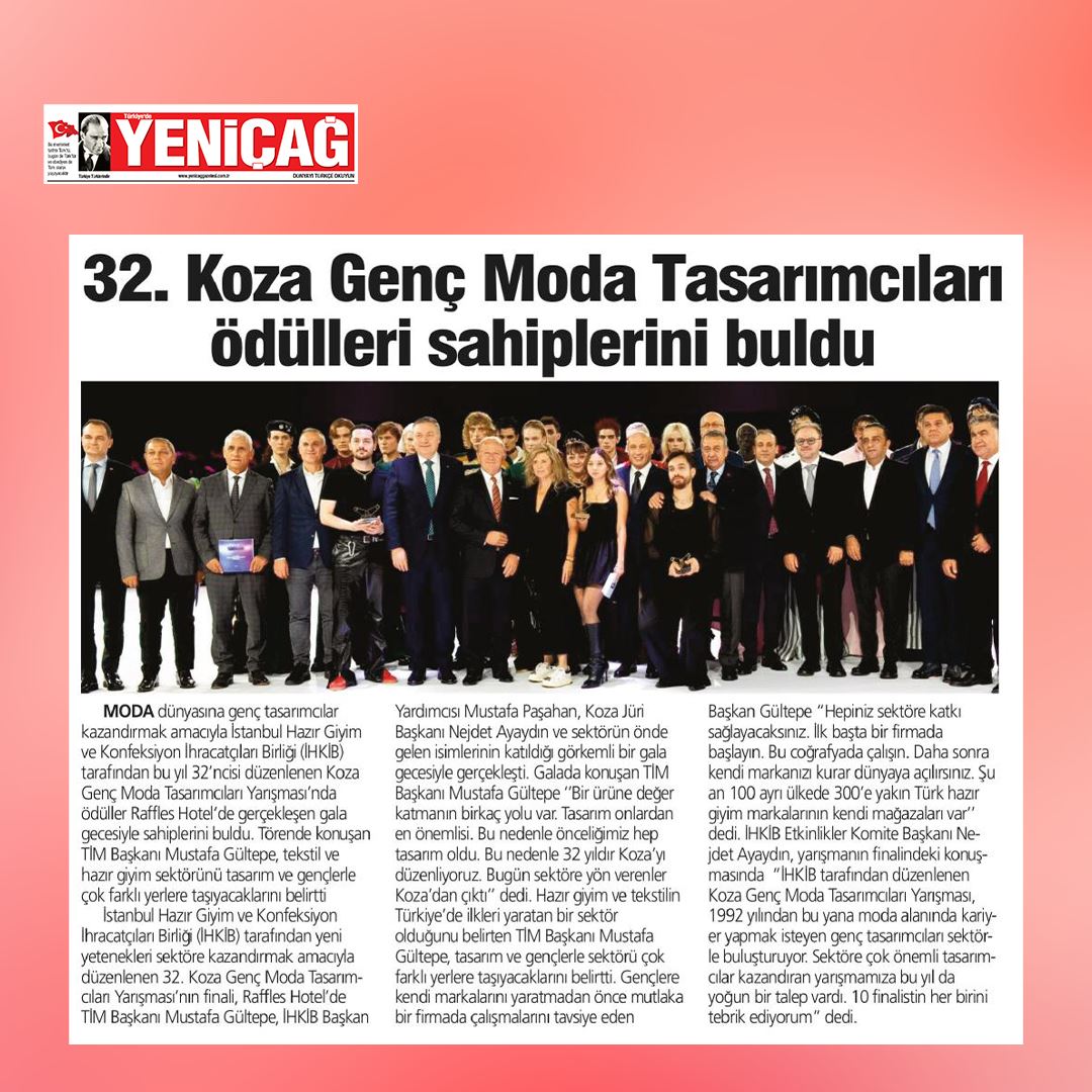 Yeniçağ - 32. Koza Genç Moda Tasarımcıları ödülleri sahiplerini buldu